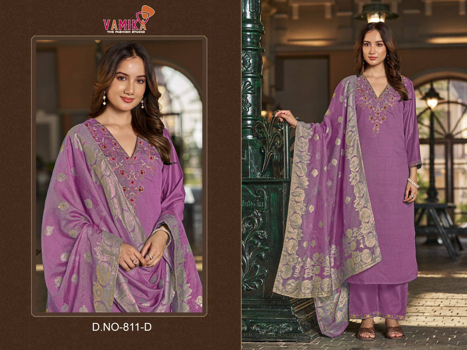 ZOYA by VamiKa 912 A To 912 D Series Beautiful Festive Suits Colorful Stylish Fancy Casual Wear & Ethnic Wear Viscose Silk Embroidery Dresses At Wholesale Price